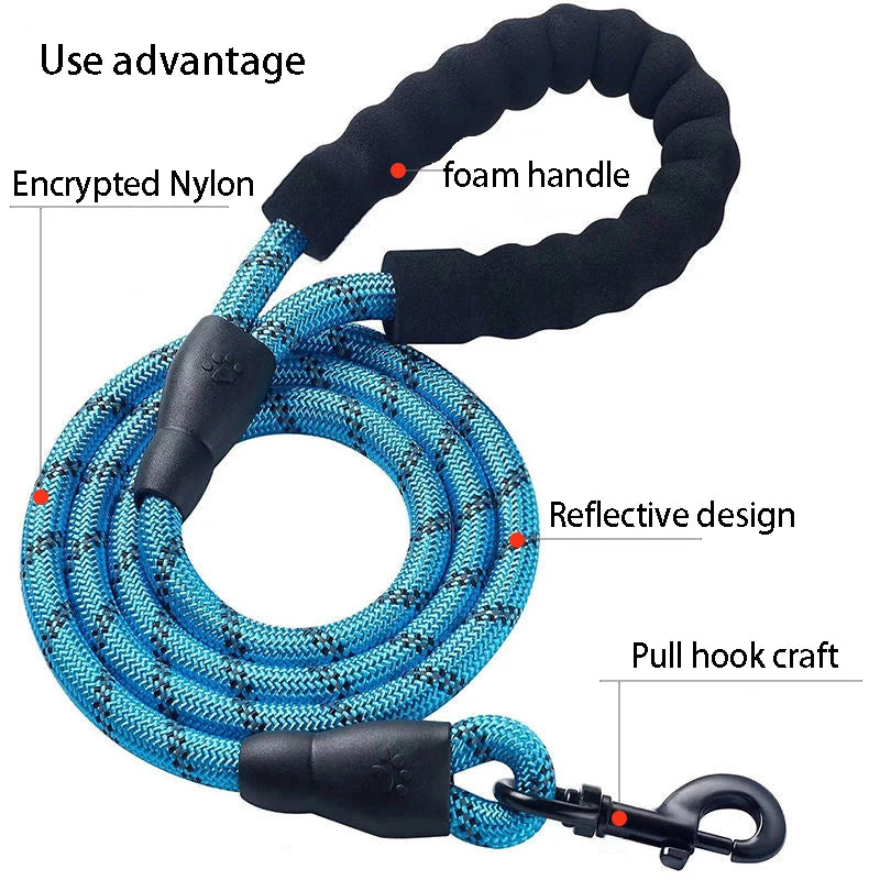 Reflective Leash with Padded Handle