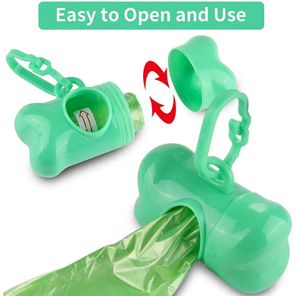 Disposable Pet Waste Bags with Dispenser